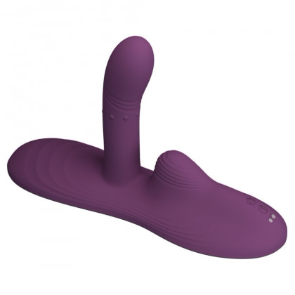 Pretty Love Luka - Pad Vibrator din Silicon Ergonomic Mov