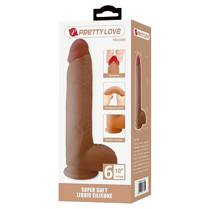 Pretty Love Mendel 25,5 cm Ventuză și Textură Realistă