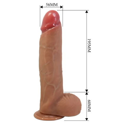 Pretty Love Mendel 25,5 cm Ventuză și Textură Realistă