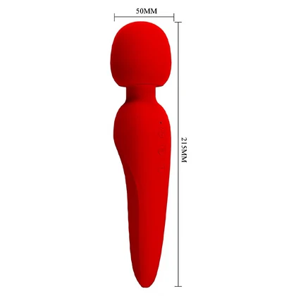 Pretty Love Meredith — Wand 7 Moduri, 21.5 cm, Roșu