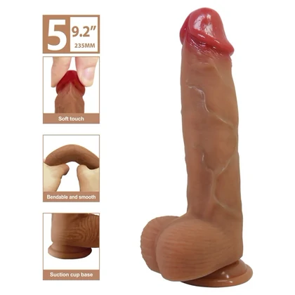 Pretty Love Orton - Dildo Din silicon, Ventuză