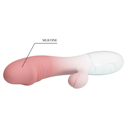 Pretty Love Snappy: 30 Moduri Vibrator Rabbit Dual Roz