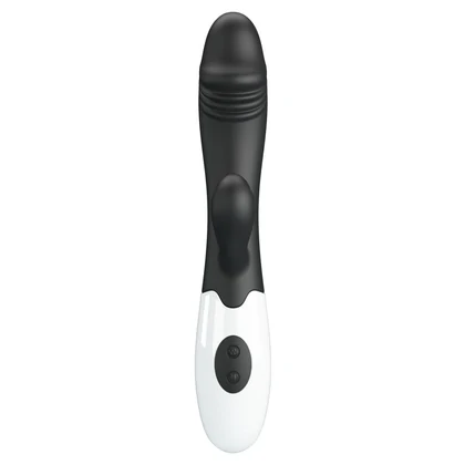 Pretty Love Snappy Black — Iepuraș Dual, 30 Moduri Negru