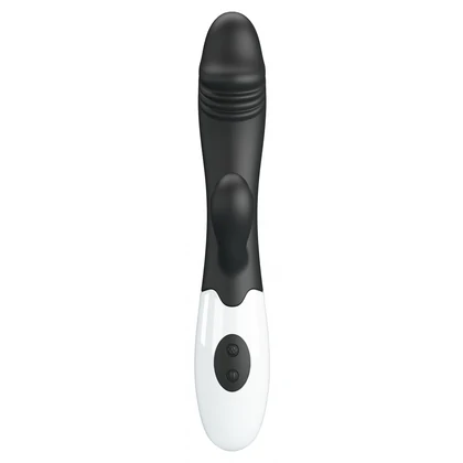 Pretty Love Snappy Black — Iepuraș Dual, 30 Moduri Negru