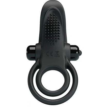 Pretty Love Vibrant Penis Ring Negru