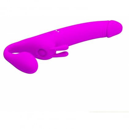 Pretty Love Zanini Vibrant Reîncărcabil Strapless Strap‑On Mov