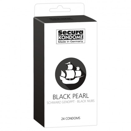 Prezervative Secura Black Pearl 24buc