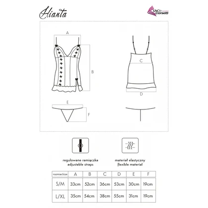 Chemise LivCo Hianta Negru S-M
