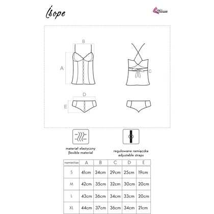 Corset LivCo Isope Alb M