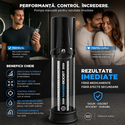 Pump Worx Max Boost Negru