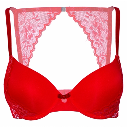 Sutien Daring Intimates Push-up Lace Racerback Roșu S