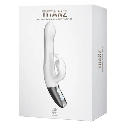 Rabbit Titanz 10+10 Funcții, Reîncărcabil, Alb