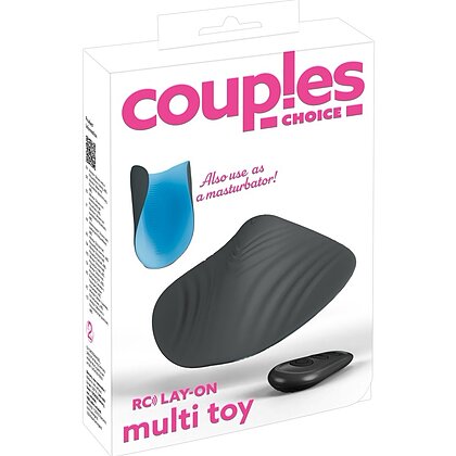 RC LAY-ON — Vibrator 10x5, Reîncărcabil Negru