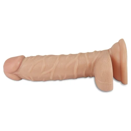 Real Extreme Vibrator 19 cm cu Ventuză Puternică