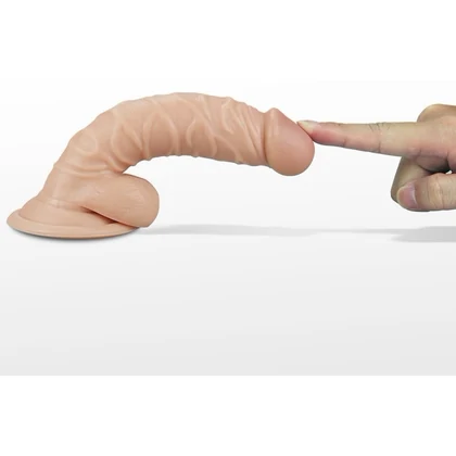 Real Extreme Vibrator 19 cm cu Ventuză Puternică