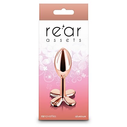 Rear Assets Clover Rose Gold, Dop Anal Din Aluminiu 9.2cm Auriu