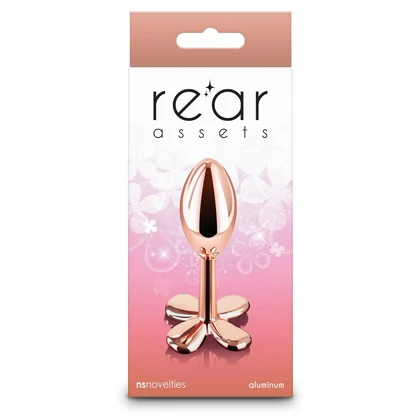 Rear Assets Clover Rose Gold, Dop Anal Din Aluminiu 9.2cm Auriu