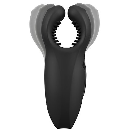 Rebel Man Wand 3 Motoare, 10x10 Moduri, Reîncărcabil Negru