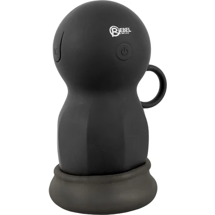 Rebel Shaker – Masturbator cu Scuturare 3 Trepte, Reîncărcabil Negru