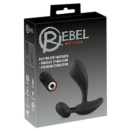 Rebel Two Spot Massager Reîncărcabil Negru
