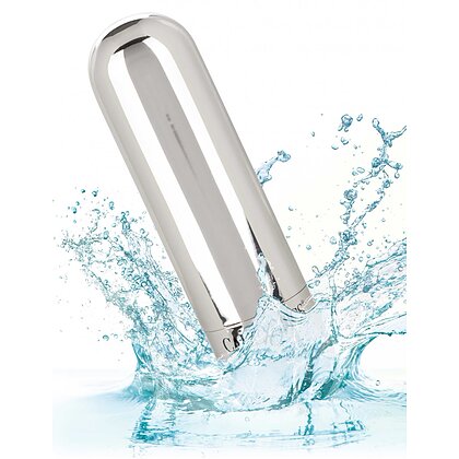 Rechargeable Hideaway Ou Vibrator Argintiu