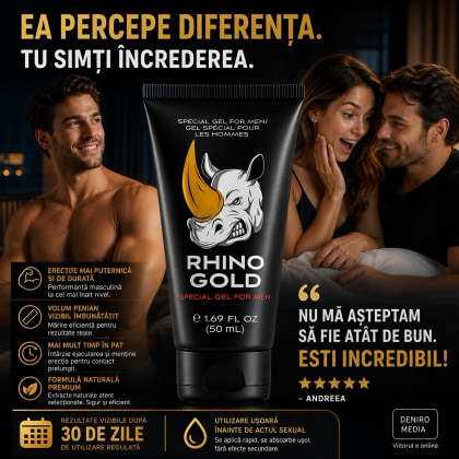 Rhino Gold Gel Mărire Penis 50ml