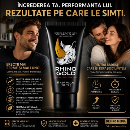Rhino Gold Gel Mărire Penis 50ml