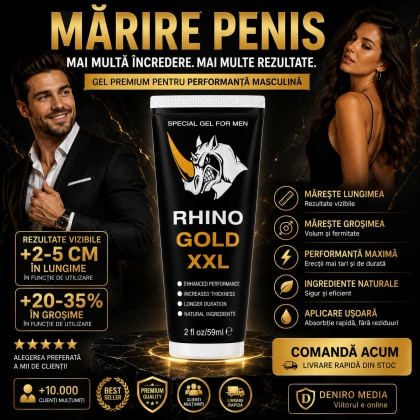 Rhino Gold XXL Gel Mărirea Penisului 59ml