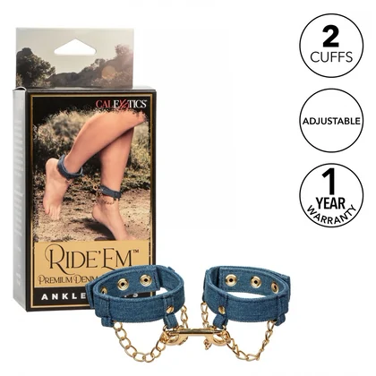Ride Em Denim Ankle Cuffs Albastru