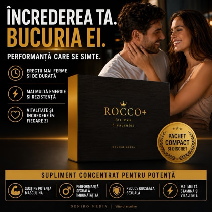 ROCCO Pills - 6 Capsule Pentru Potență Discretă