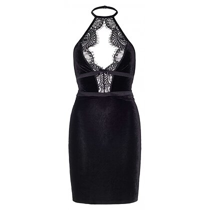 Rochie Leg Avenue Jasmine Velvet Negru M