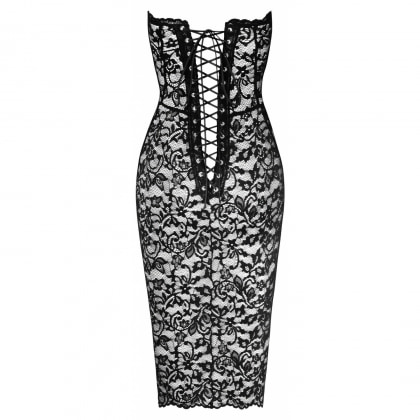 Rochie Noir Handmade Brenda Negru S