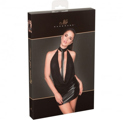 Rochie Noir Handmade Leia Negru L