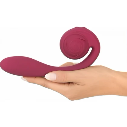 Rosenrot Vibrator Flexibil, 2 Motoare, 10 Moduri Roșu