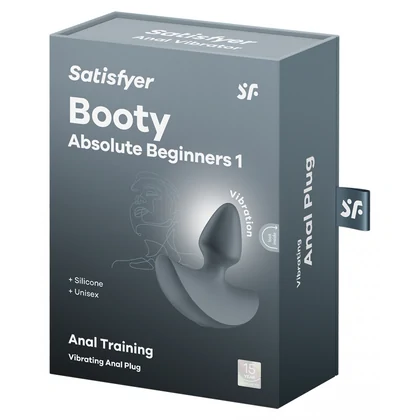 Satisfyer Absolute Beginners 1 — Plug Anal 12 Vibrații USB Gri