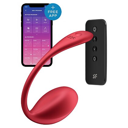 Satisfyer Shiny Petal Red Reincarcabil 12 Moduri Rosu