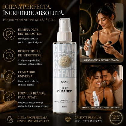 Satisfyer Spray Igienizant 300 ml — curățare Rapidă