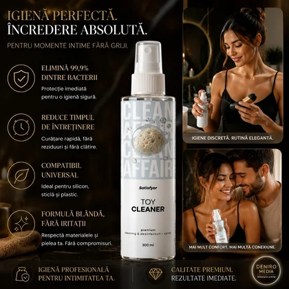 Satisfyer Spray Igienizant 300 ml — curățare Rapidă