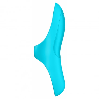 Satisfyer Teaser Finger Vibrator Blue Albastru