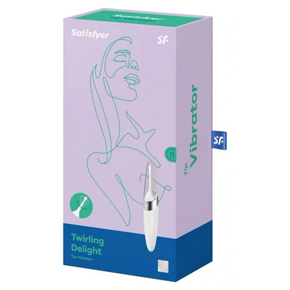 Satisfyer Twirling Delight White – Reîncărcabil, Discret Alb