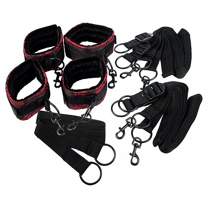 Scandal Bed Restraints Negru