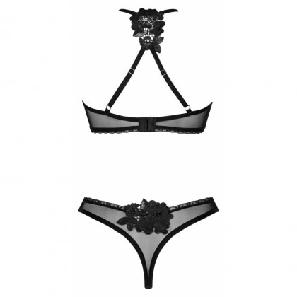 Set 2 Piese Obsessive Latinesa Negru XS-S