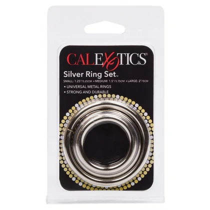Set 3 Inele Penis Silver Ring Argintiu