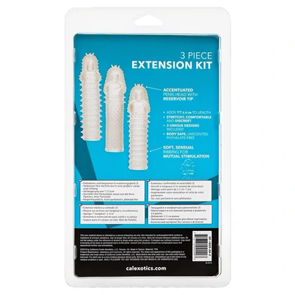 Set 3 Piese Prelungitoare Extension Transparent