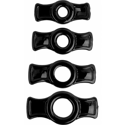 Set 4 Inele Penis Titan Men Negru