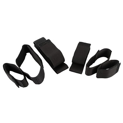 Set 4 Piese Bad Kitty Arm And Leg Restraints Negru