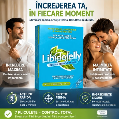 Set 7 Pliculețe Stimulent Erecție Lichid LibidoJelly