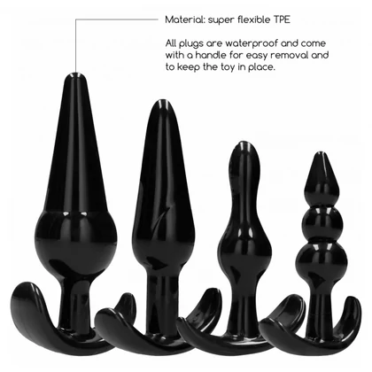 Set Anal Plug NO. 80 Negru