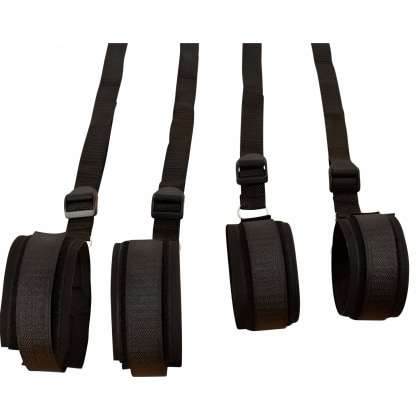 Set Cătușe Fetish Wraparound Mattress Negru