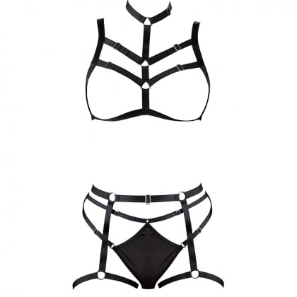 Set Cottelli Collection Irene Negru S-L